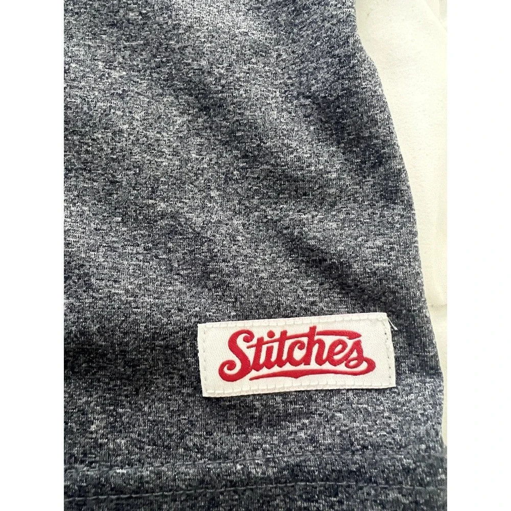 Stitches New York Yankees Quarter Zip Pullover‎ 3XL Gray MLB (169)